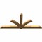 Ekena Millwork Redmond Rough Sawn Timber Gable Bracket, Western Red Cedar, 108"W x 49"H x 4"D x 6"F, 11/12 Pitch GBW108X49X0406RED00RWR - alternate 2